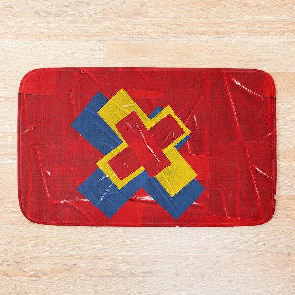 Item preview, Red Blue Yellow Tape Collage designed and sold by Swooncake Press.