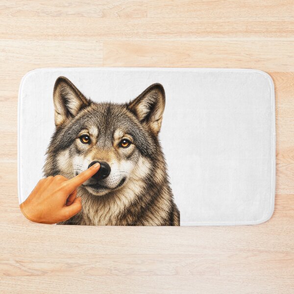 Item preview, ⭐ BOOP THE SNOOT COLLECTION ⭐ – WOLF – Every Snoot Deserves a Boop designed and sold by WheelieGdArt.