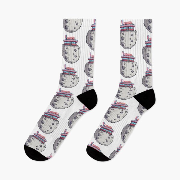 Item preview, Retro Diner on the Moon designed and sold by Sailing Llamas.