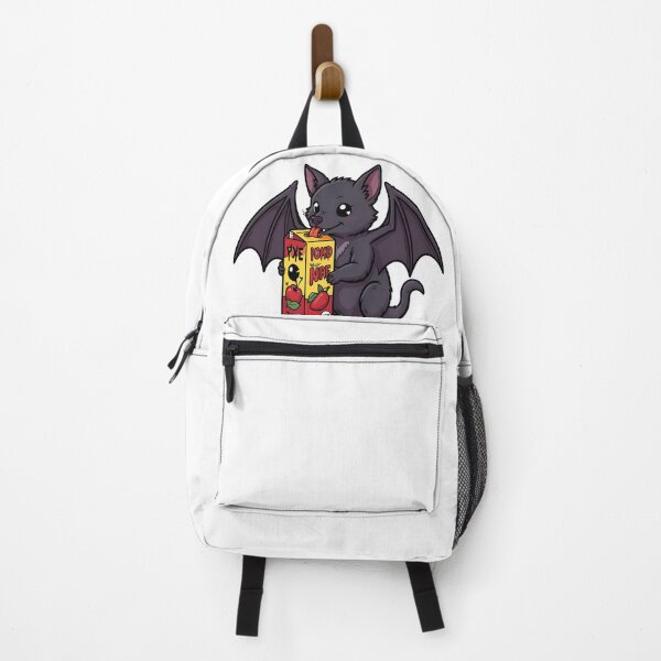 Item preview, Cute Kawaii Baby Bat Drinking Juice Box Art designed and sold by KCasual.
