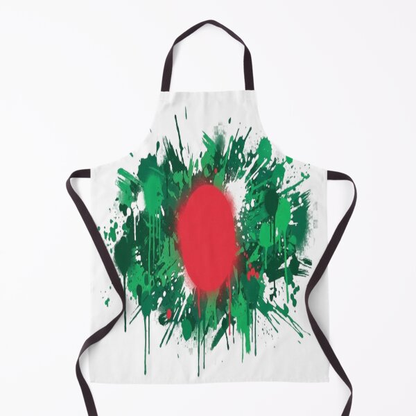 Item preview, Abstract Graffiti Explosion of Bangladesh Flag Colors designed and sold by GraffiCity.