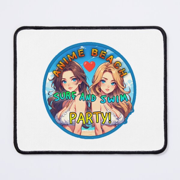 Item preview, Anime Beach Surf And Swim Party! designed and sold by Giulivo Store Graphic.