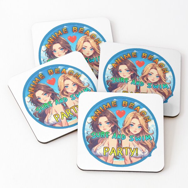 Item preview, Anime Beach Surf And Swim Party! designed and sold by Giulivo Store Graphic.