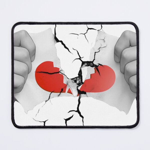 Item preview, Broken Heart -Torn Paper Aesthetic Design designed and sold by designsvetlana1.