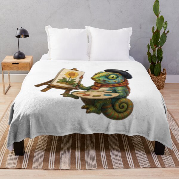Item preview, Artistic Chameleon Painter designed and sold by DailyDoodlesBySumbul.