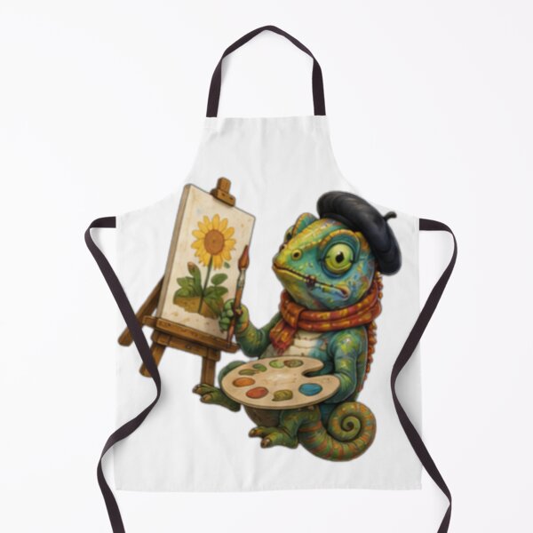 Item preview, Artistic Chameleon Painter designed and sold by DailyDoodlesBySumbul.