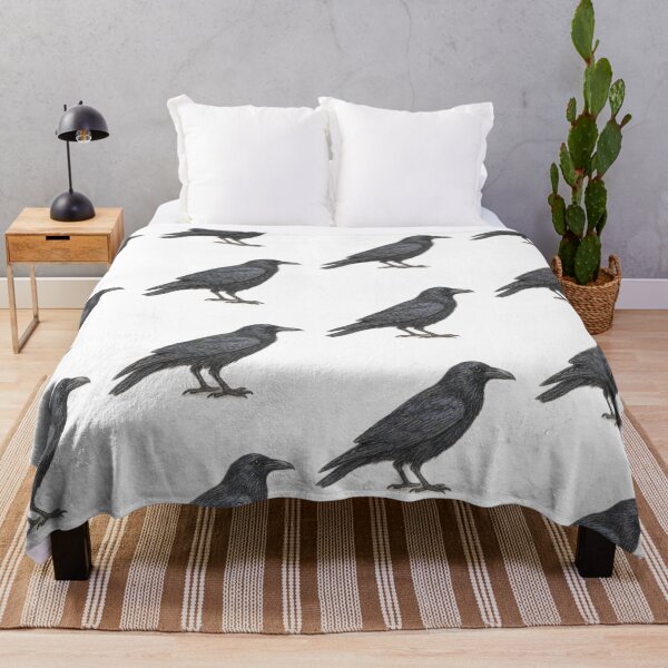 Item preview, Common raven – animal illustration designed and sold by JOANNASKAH.
