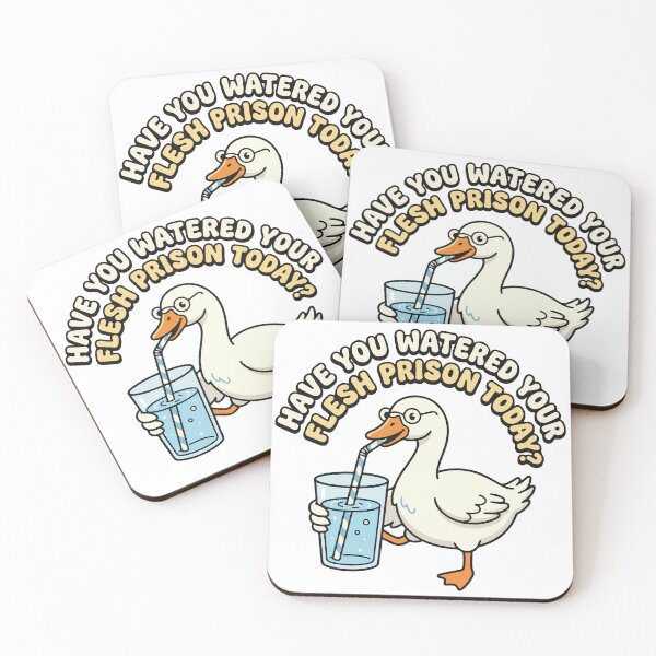 Item preview, Have You Watered Your Flesh Prison Today Funny Duck designed and sold by raedattia.