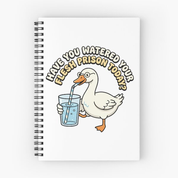 Item preview, Have You Watered Your Flesh Prison Today Funny Duck designed and sold by raedattia.