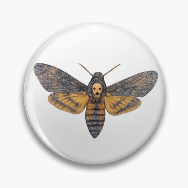 Item preview, Death's-head hawkmoth – naturalist illustration designed and sold by JOANNASKAH.