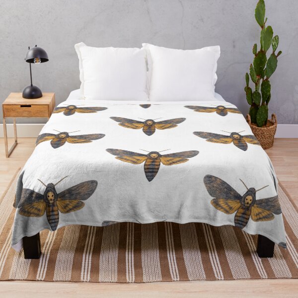 Item preview, Death's-head hawkmoth – naturalist illustration designed and sold by JOANNASKAH.