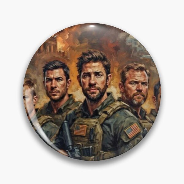 Item preview, 13 Hours The Secret Soldiers of Benghazi Retro Military Action Thriller Tribute Art Movie Poster designed and sold by Art's Diner.