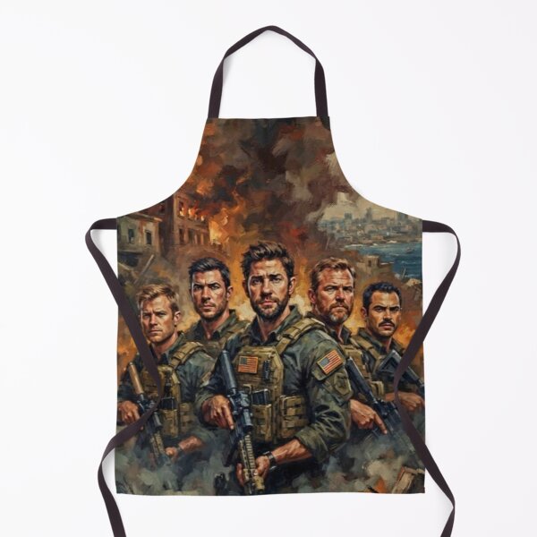 Item preview, 13 Hours The Secret Soldiers of Benghazi Retro Military Action Thriller Tribute Art Movie Poster designed and sold by Art's Diner.