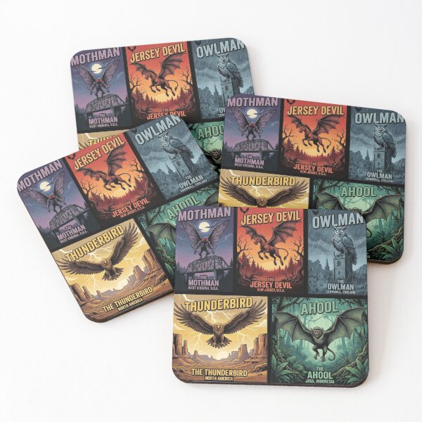 Item preview, Winged Cryptid Legends Retro Pop Art Collection designed and sold by redsharkuk.
