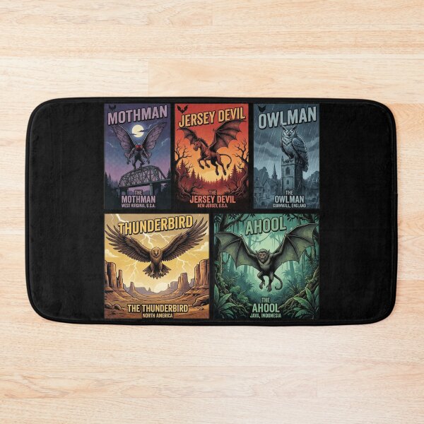 Item preview, Winged Cryptid Legends Retro Pop Art Collection designed and sold by redsharkuk.