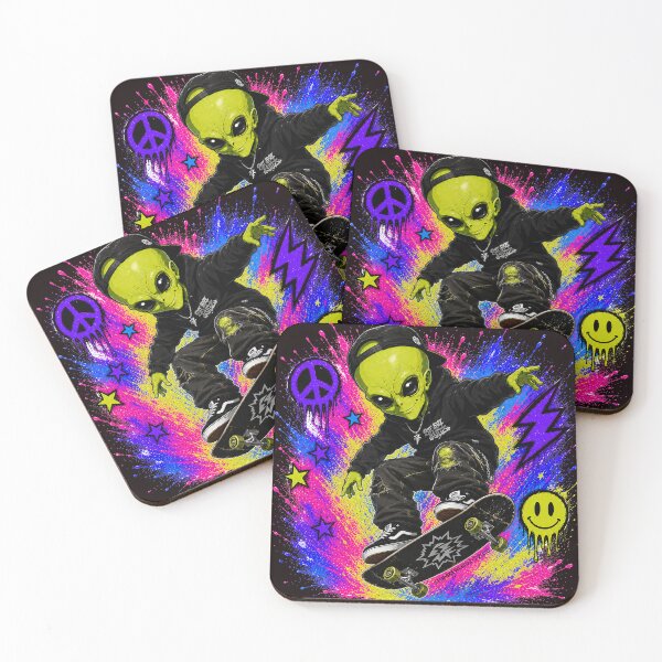 Item preview, ALIEN DYNAMIX - SKATEBOARDER  designed and sold by stuph4kewlkidz.