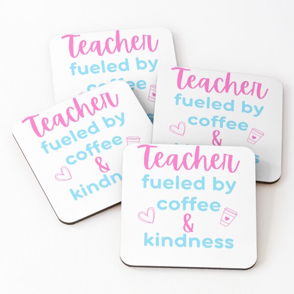 Item preview, Teacher: Fueled by Coffee & Kindness designed and sold by Boandbearprints.
