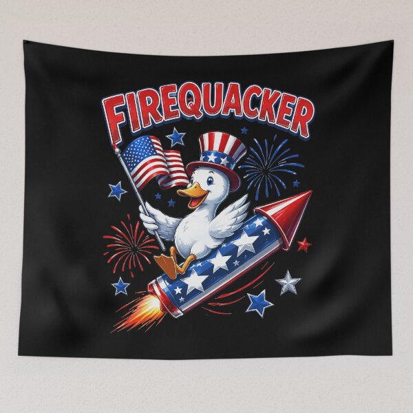 Item preview, FireQuacker Patriotic 4th Of July designed and sold by EfiKrios.