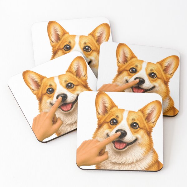 Item preview, ⭐ BOOP THE SNOOT COLLECTION ⭐ – CORGI – Every Snoot Deserves a Boop designed and sold by WheelieGdArt.