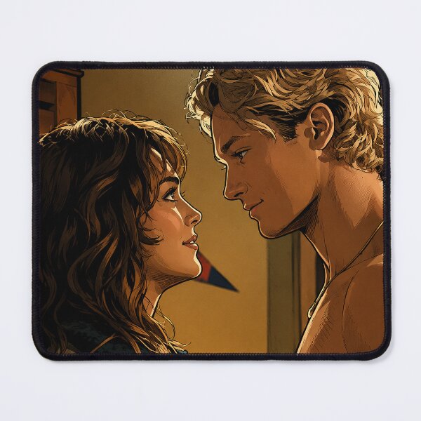 Item preview, Allie (Mika Abdallah) and Dean (Stephen Kalyn) (fan art) designed and sold by PopCultureAndStuff.