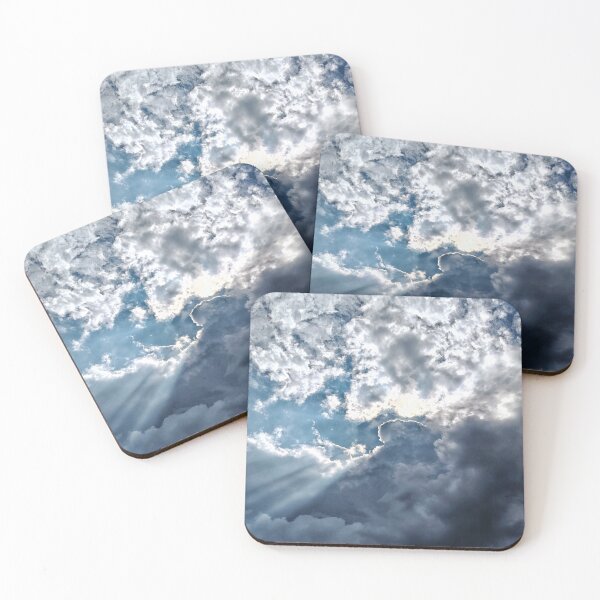 Item preview, Sun Rays Through Dramatic Clouds - Sky Photography designed and sold by SerenaTravelPic.