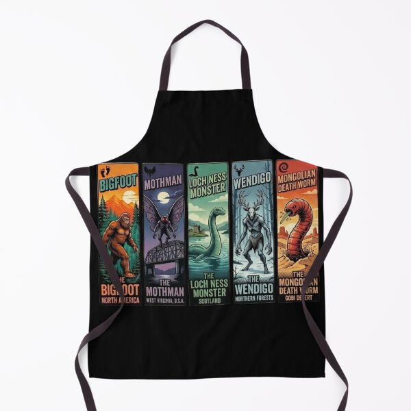 Item preview, Cryptid Legends Retro Pop Art Collection designed and sold by redsharkuk.