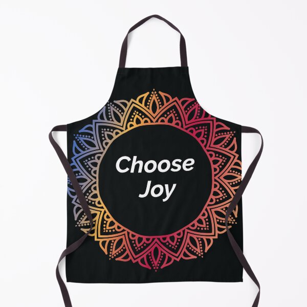 Item preview, Colorful mandala choose joy typography designed and sold by Krishnacre8.