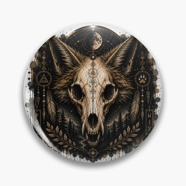 Item preview, Fox Skull Celestial Night designed and sold by PatternFly.