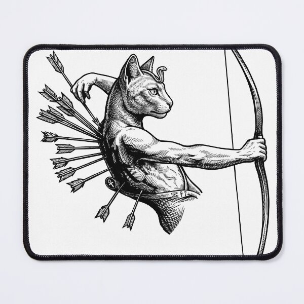 Item preview, Bastet Drawing Bow with Arrows designed and sold by EmpireAnthem.