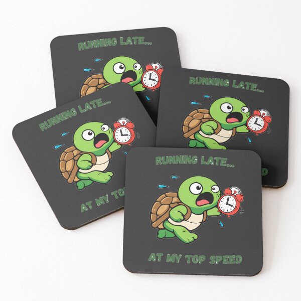Item preview, Running late at my top speed tortoise graphic  designed and sold by Thelazygrind.