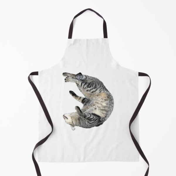 Item preview, A cute grey tabby cat lying on its back and playing, isolated on a clean white background, perfect for pet-related concepts and playful designs designed and sold by pipikijung.