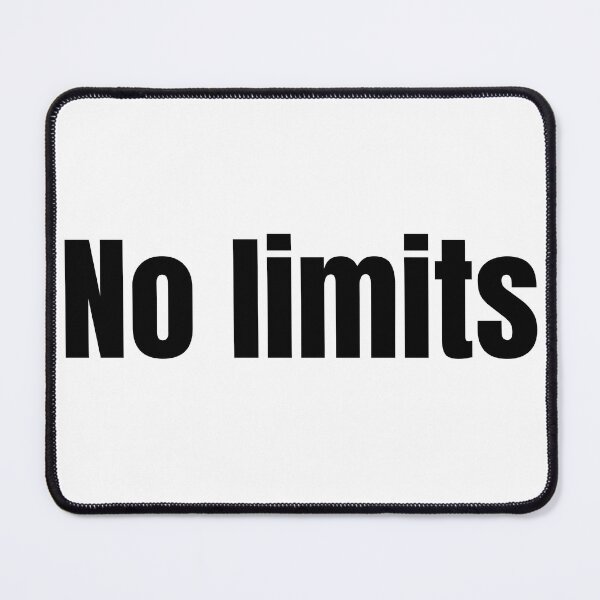 Item preview, No Limits Motivational Minimalist Quote designed and sold by Alibaba1493.
