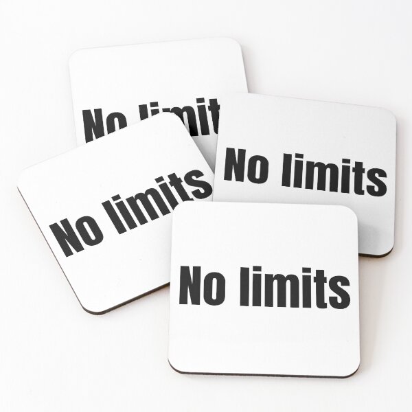 Item preview, No Limits Motivational Minimalist Quote designed and sold by Alibaba1493.