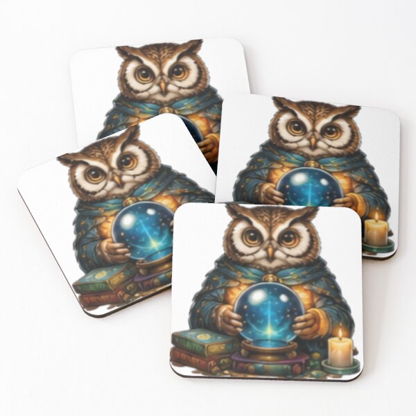 Item preview, Mystic Owl Fortune Teller designed and sold by DailyDoodlesBySumbul.