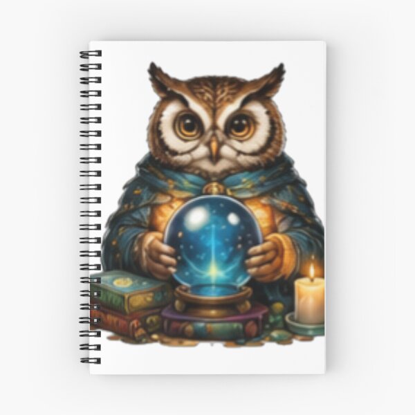 Item preview, Mystic Owl Fortune Teller designed and sold by DailyDoodlesBySumbul.