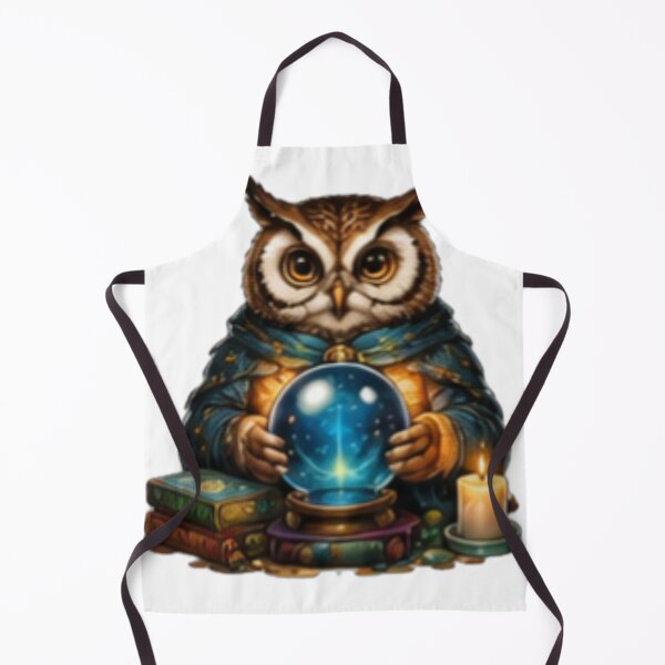 Aperçu de l'œuvre Mystic Owl Fortune Teller créée et vendue par DailyDoodlesBySumbul.