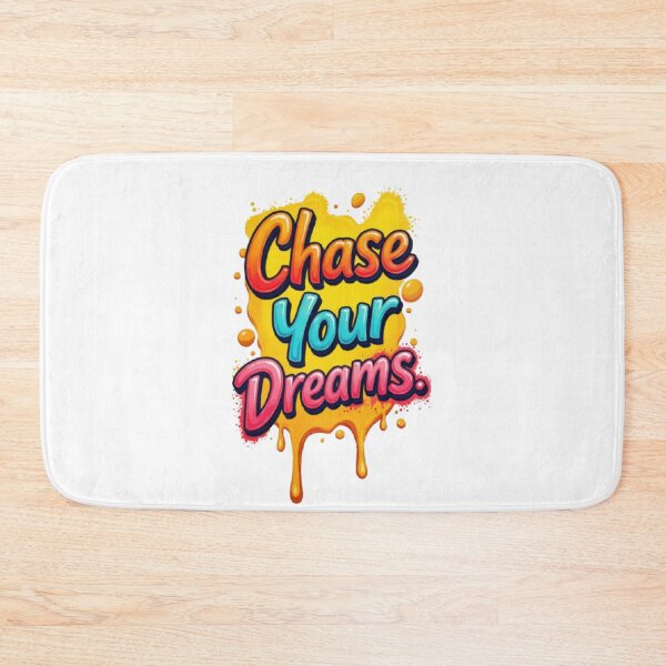 Item preview, Chase Your Dreams – Colorful 3D Typography Motivation Quote designed and sold by PixelStyle Studio.