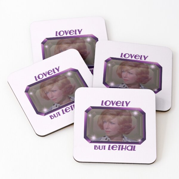 Item preview, Lovely But Lethal (Purple on Off-White) designed and sold by PawsitiveMum3.