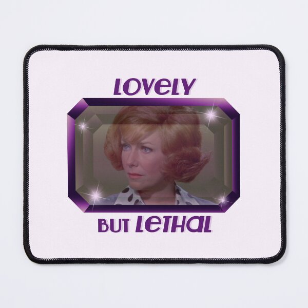 Item preview, Lovely But Lethal (Purple on Off-White) designed and sold by PawsitiveMum3.