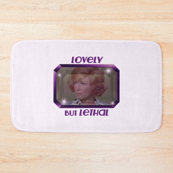 Item preview, Lovely But Lethal (Purple on Off-White) designed and sold by PawsitiveMum3.