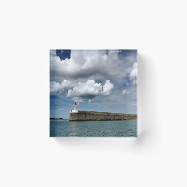 Item preview, Lighthouse on the Pier - Ocean Travel Photography designed and sold by SerenaTravelPic.