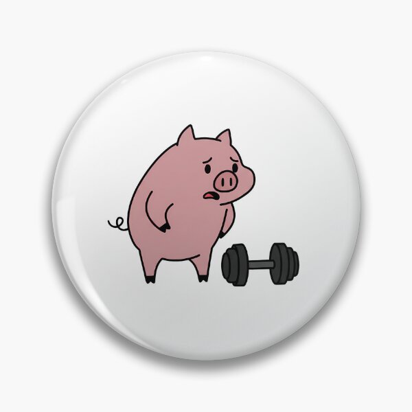 Item preview, Fitness Pig designed and sold by SimplePiggy.