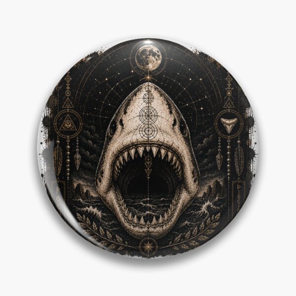 Item preview, Shark Skull Celestial Night designed and sold by PatternFly.