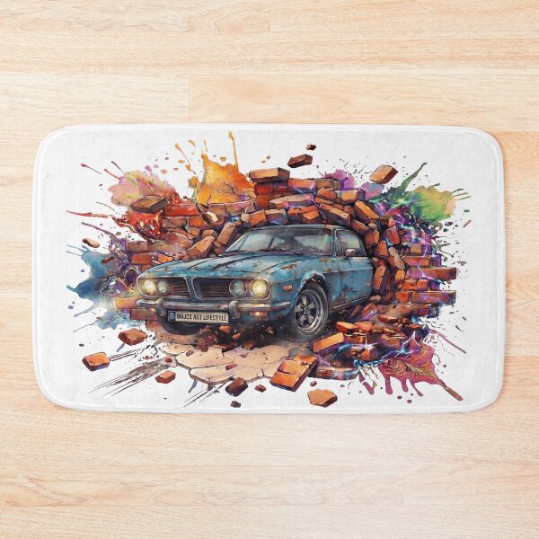 Item preview, Retro Street Machine – Urban Graffiti Classic Car Explosion Art designed and sold by MAJCO-ART.