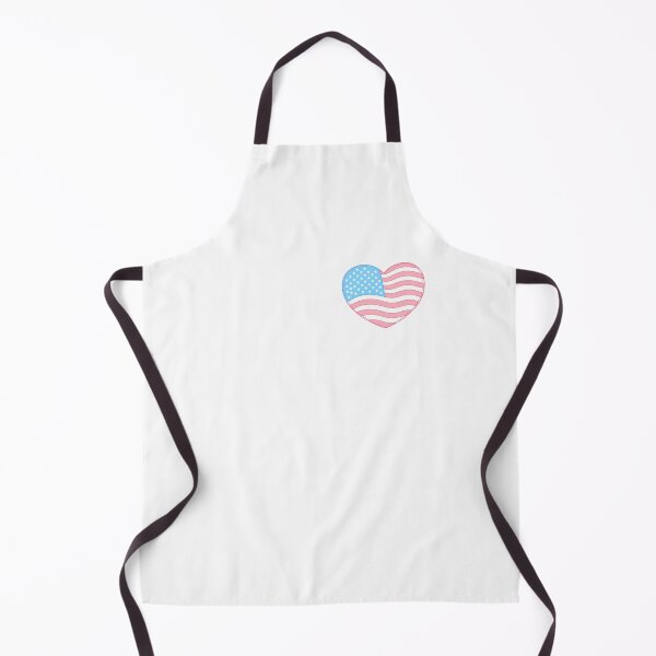 Item preview, Hearted American Flag Blue Red White Patriotic America Love designed and sold by MoqunaDesign.