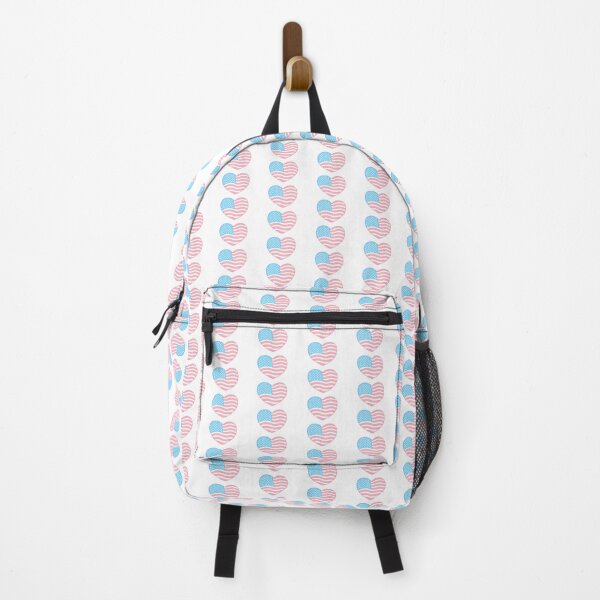 Item preview, Hearted American Flag Blue Red White Patriotic America Love designed and sold by MoqunaDesign.
