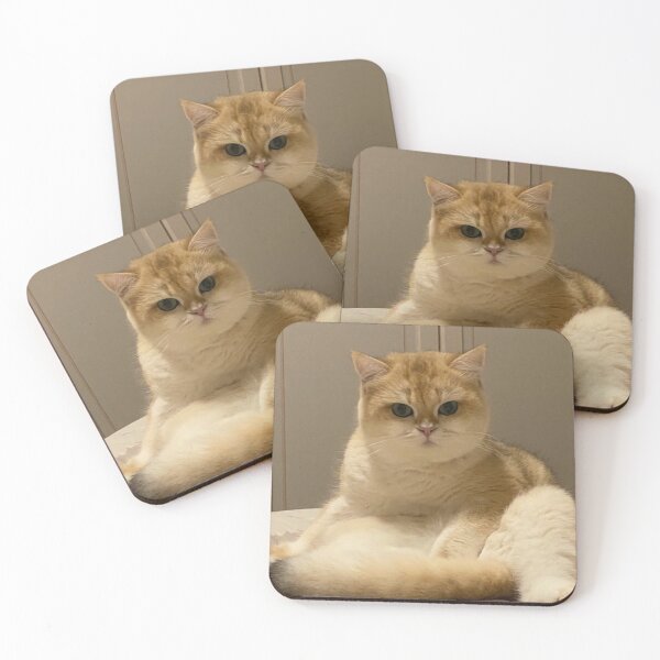 Item preview, Cute Golden British Shorthair Cat Sitting designed and sold by oxananemyrovska.