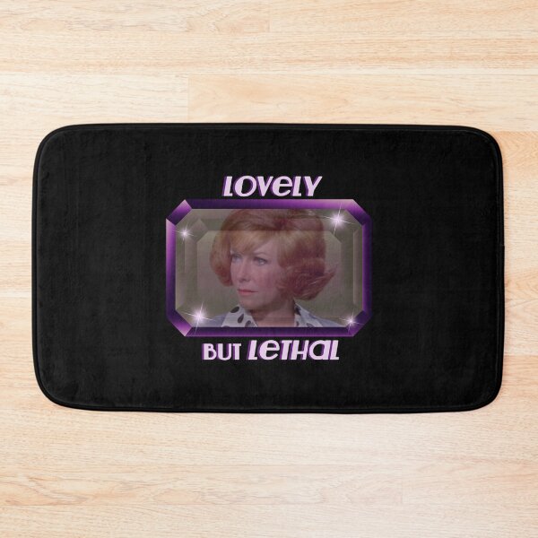 Item preview, Lovely But Lethal (Purple on Black) designed and sold by PawsitiveMum3.