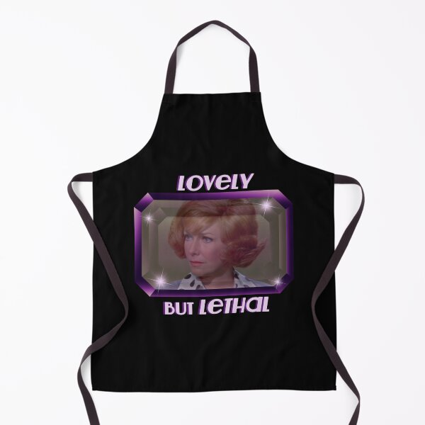 Item preview, Lovely But Lethal (Purple on Black) designed and sold by PawsitiveMum3.