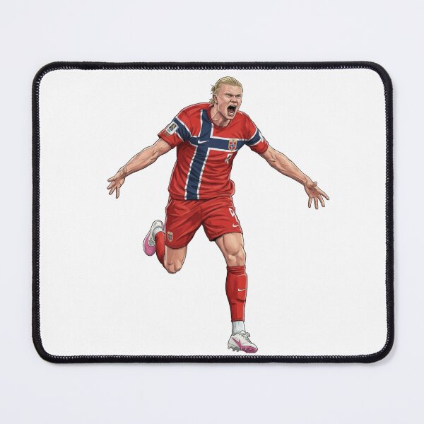Item preview, Erling Haaland Inspired Football Fan Artwork designed and sold by Mialunaa.